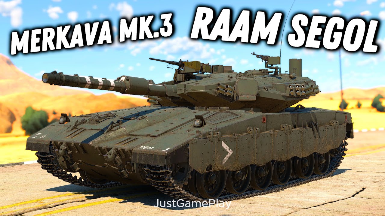 Merkava Mk.3 Raam Segol Israeli MBT Gameplay in War Thunder
