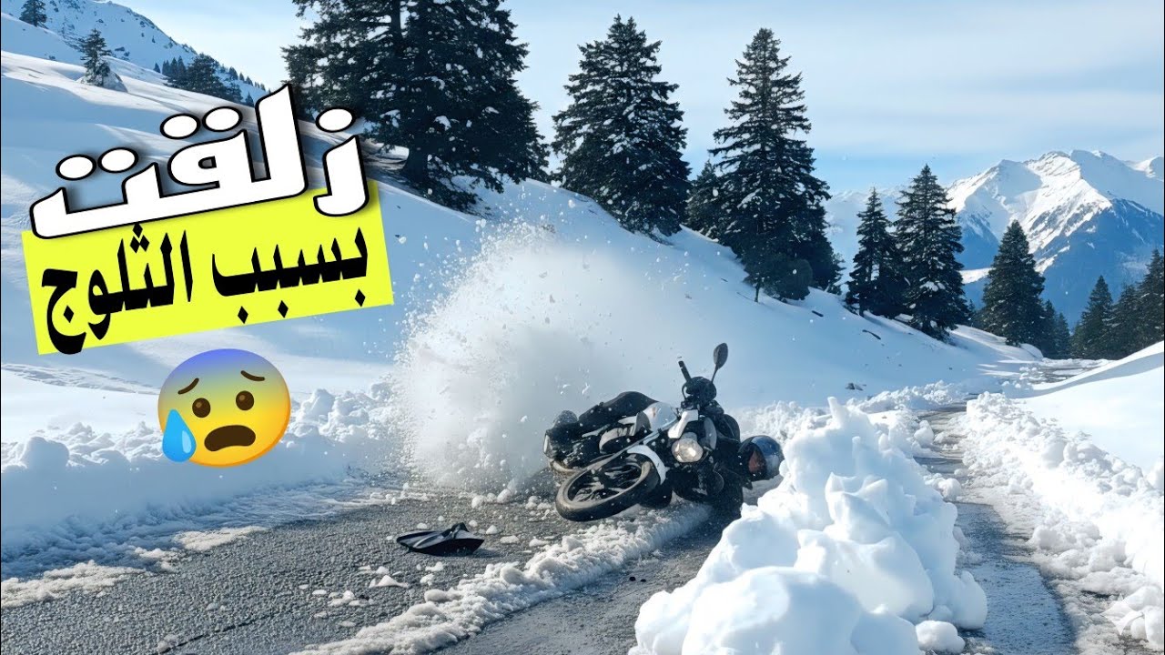 رحلتي الجبلية بمطوري الى عمق الثلوج في الاطلس Morocco snow ❄️🌨️