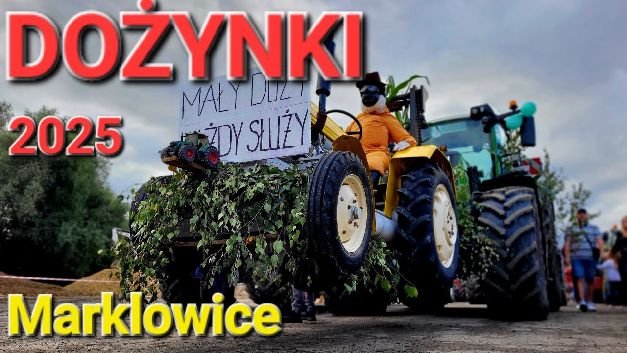 Korow&oacute;d dożynkowy 2025 Marklowice 