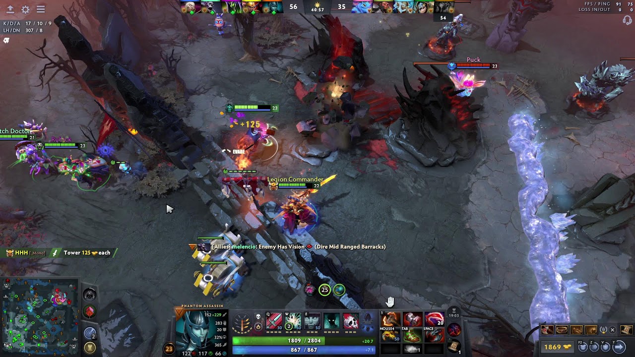 DOTA 2 live stream 1463