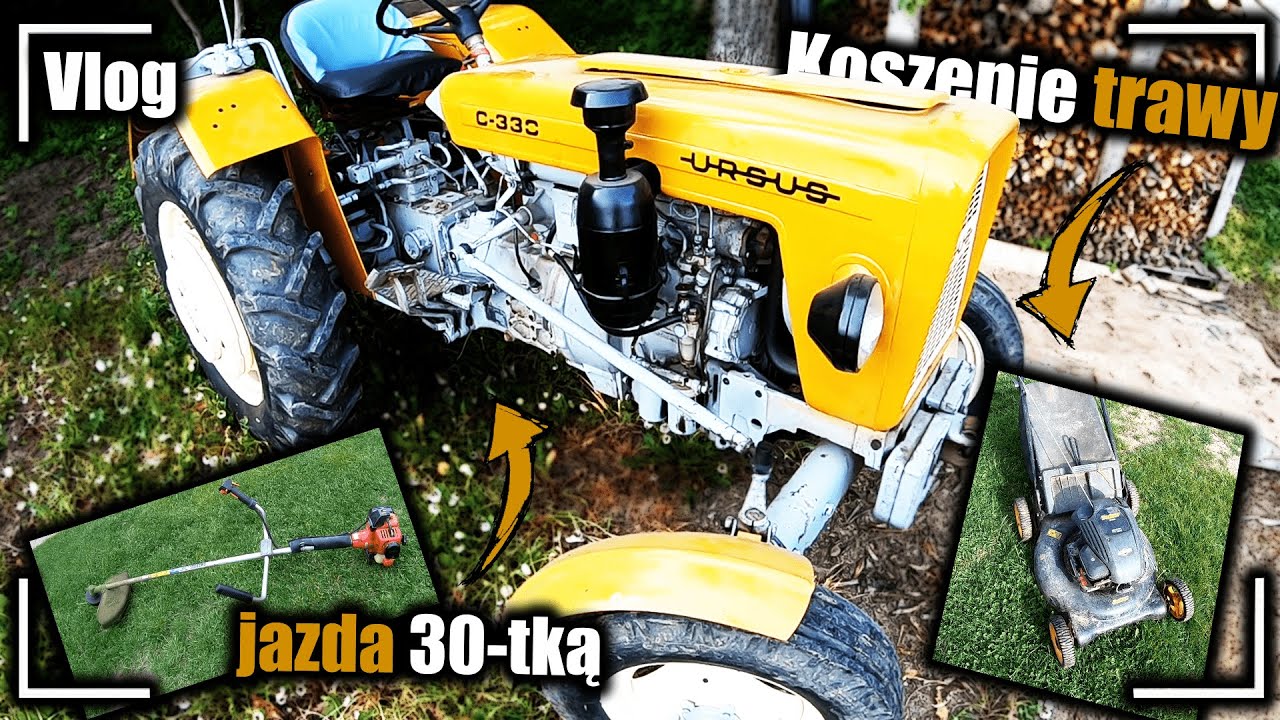 🔥Koszenie trawy i jazda 30-tką☘️VLOG#1🔥Testy GoPro, Tego nikt się nie spodziewał !