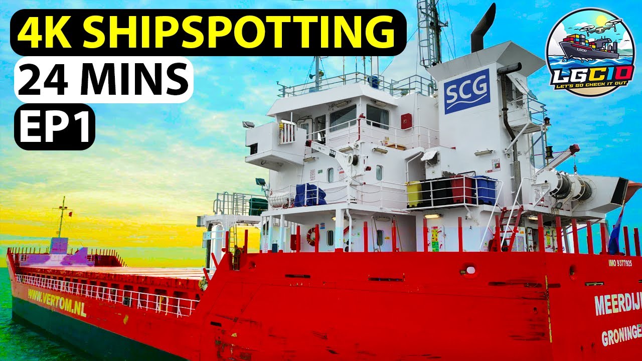 🚢 24 MINS - Margate Roads Anchorage EP1 relaxing 4K SHIPSPOTTING Thames Estuary UK Kent Channel ASMR