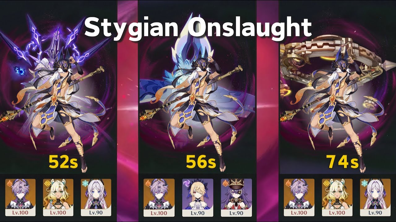 【原神】ver.Luna Ⅲ 幽境の激戦 アルティメット ソロ セノメインPT / Stygian Onslaught Dire(Lv.6) Solo Cyno main PT