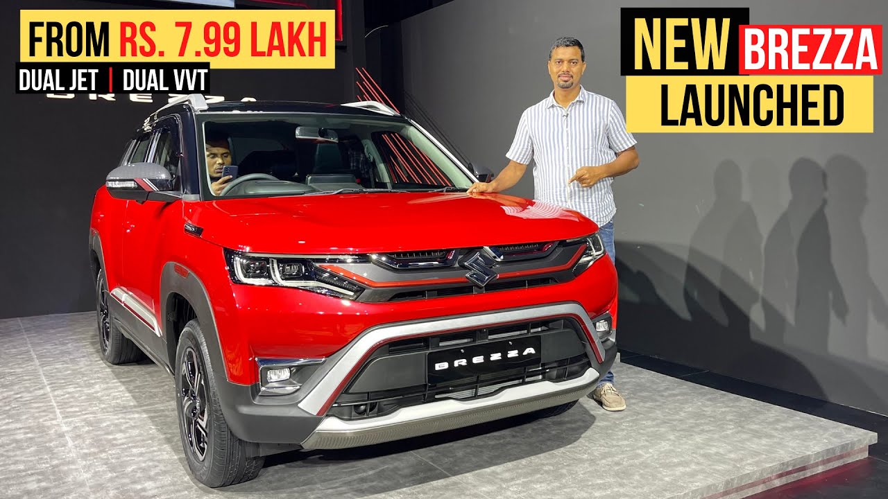 2022 New Maruti Brezza Launched From Rs. 7.99 Lakh - Detailed Walkaround