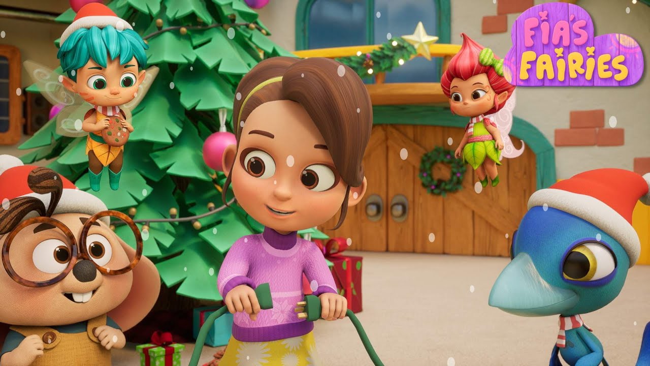 🎄 Deck The Halls in IRISH | Nollaig Shona ✨ | Holiday Kids Songs | Fia's Fairies