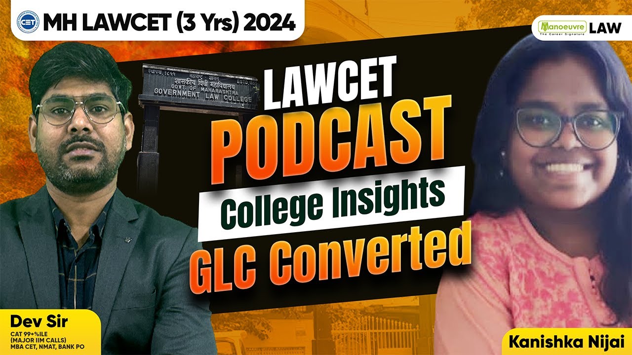 MHCET LAW(3 yrs) 2024 Topper Podcast 