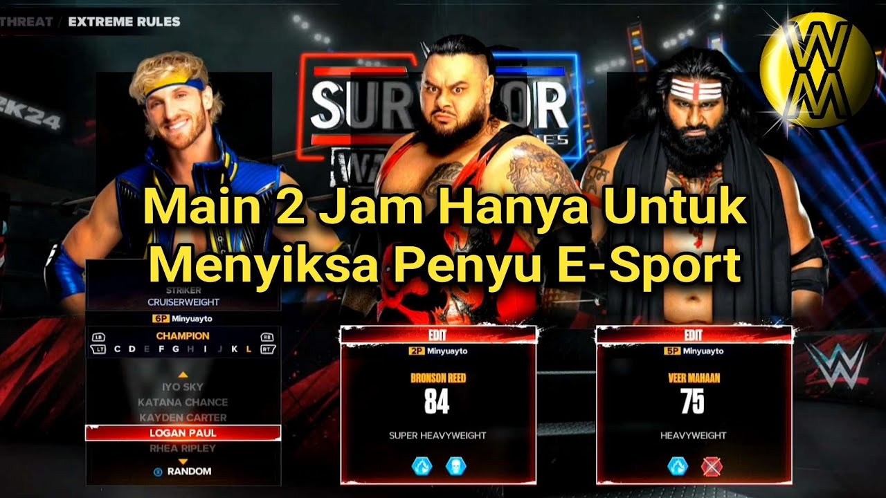 2 Jam Ngerusuh Di Smack Down | WWE 2K24