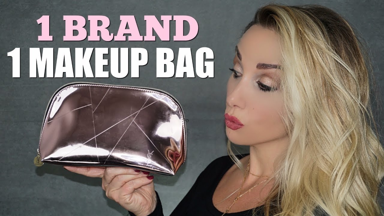 1 BRAND  / 1 MAKEUP BAG YSL | EASY MAKEUP LOOK | JessicaFitBeauty