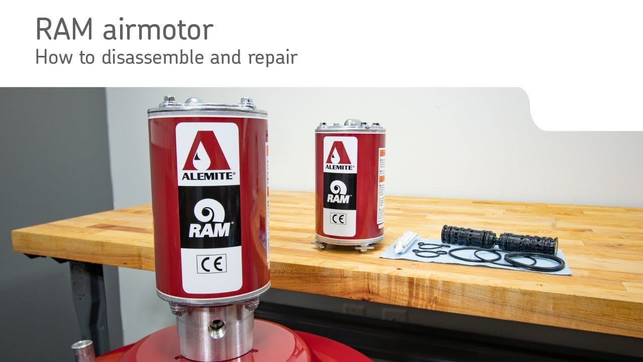 Alemite RAM oil & grease pump airmotor repair