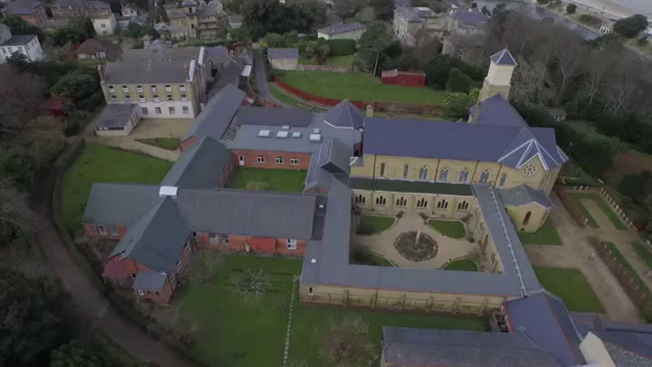 Never Seen Before - St Cecilia's Abbey From The Air - Isle of Wight