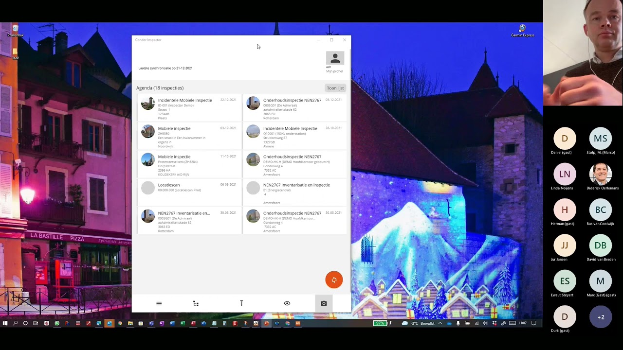Webinar Inspecteren met Condor en de Condor Inspector App