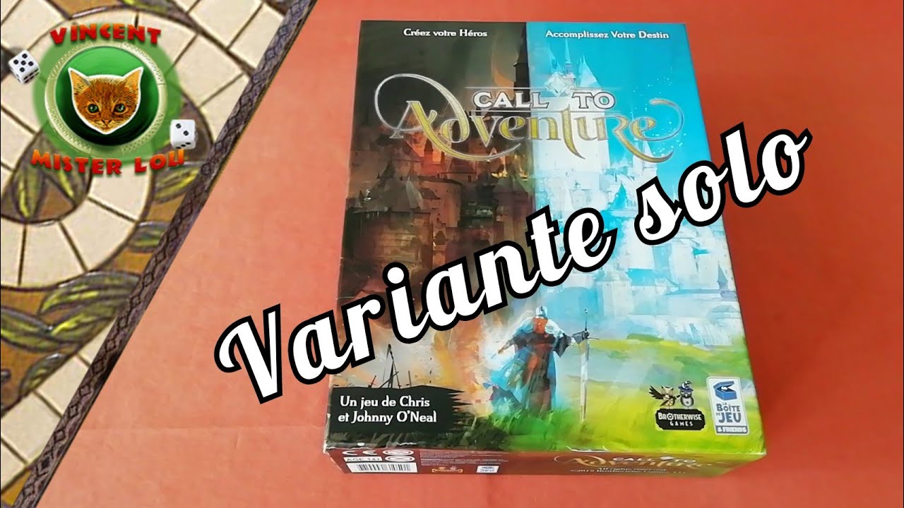 Une partie de Call to Adventure (en solo)