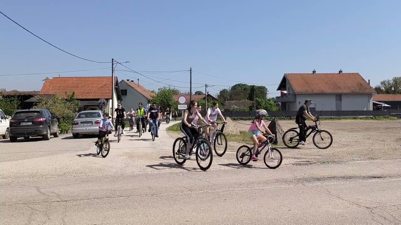 Prvosvibanjska biciklijada ulicama Sunje, 01.05.2025.