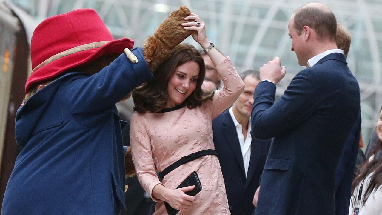 Pregnant Kate Middleton Dances With Paddington Bear --- Despite Dealing With Acute Morning Sickne…
