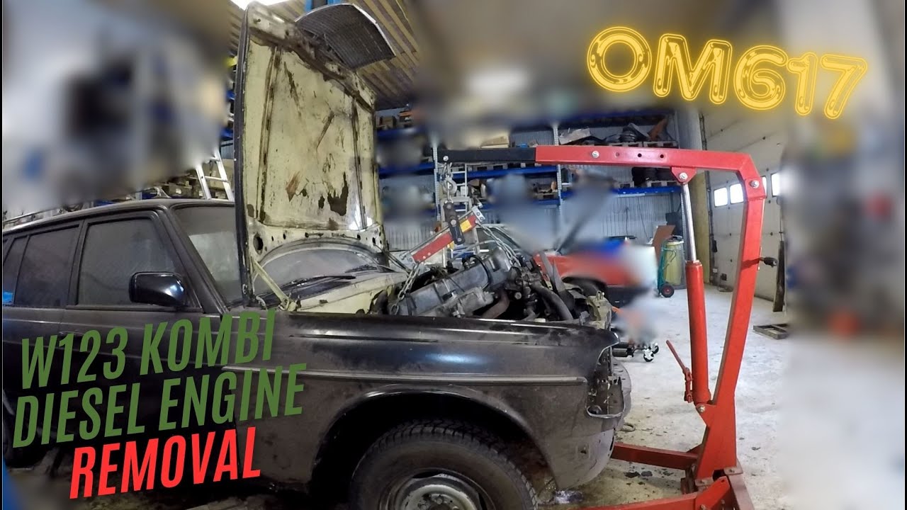 Mercedes Benz S123 300d Projektbil DEL 22