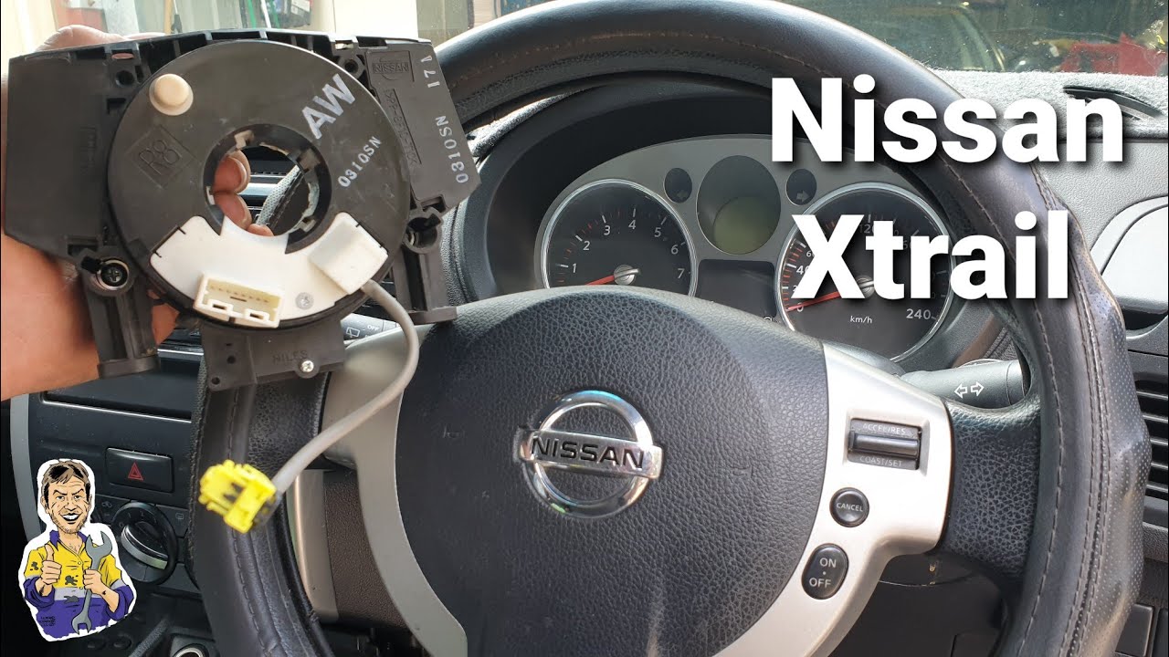 Nissan X-trail Clock spring replacement