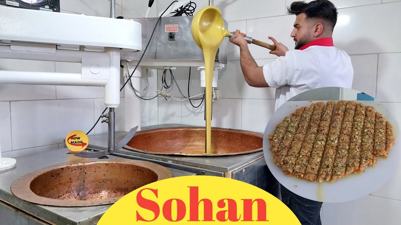 One of the oldest & most famous sweets in Iran | Sohan | persian pastry