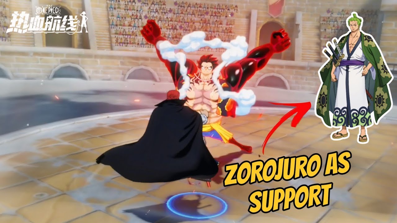 ☠️ZOROJURO IS GOOD AS SUPPORT ?!? LUFFU GEAR 4 BOUNDMAN GAMEPLAY | One Piece Fighting Path