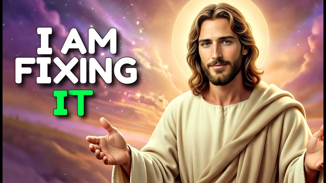 𝐆𝐨𝐝 𝐌𝐞𝐬𝐬𝐚𝐠𝐞: I Am Fixing Your Life Right Now | God's Message for you | Jesus message