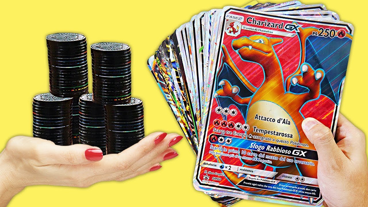 LA MIA GIGANTE COLLEZIONE DI CARTE POKEMON JUMBO E MONETINE ESCLUSIVE!