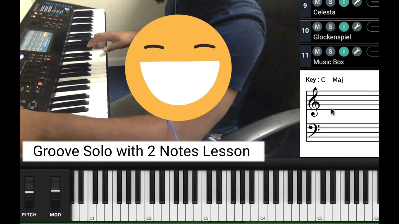 Learn Kompa - Simple Solo Groove Easy Technique (Kompa Keyboard Lesson)