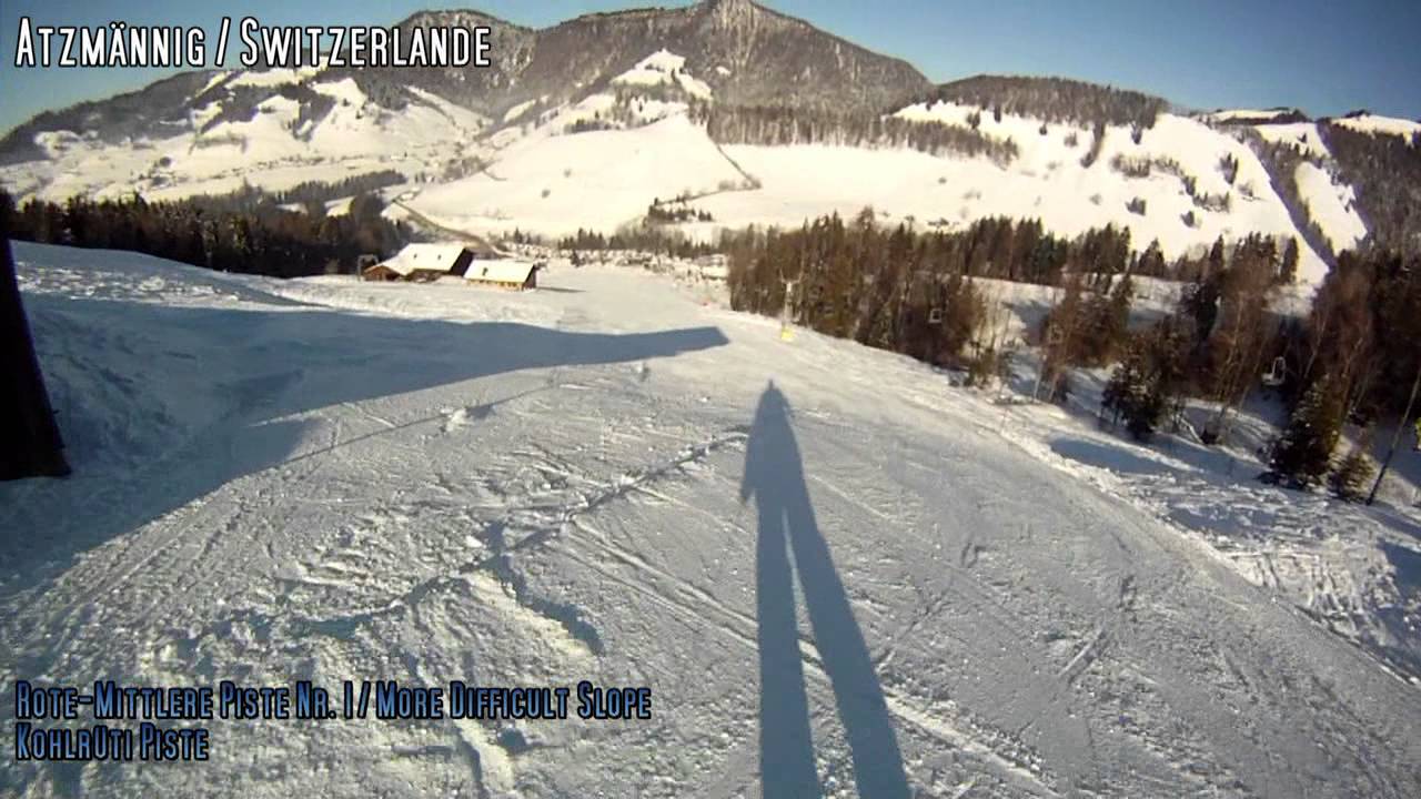 Atzm&auml;nnig / Pistenvideo rote Piste Nr.1 - Kohlr&uuml;ti Piste