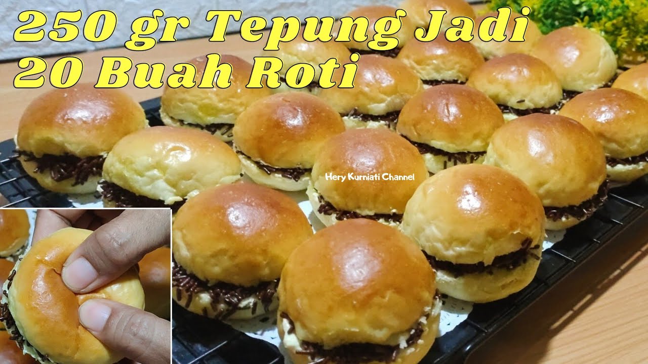 Ide Jualan | Roti Semir | 250 gr Tepung Jadi 20 Buah Roti