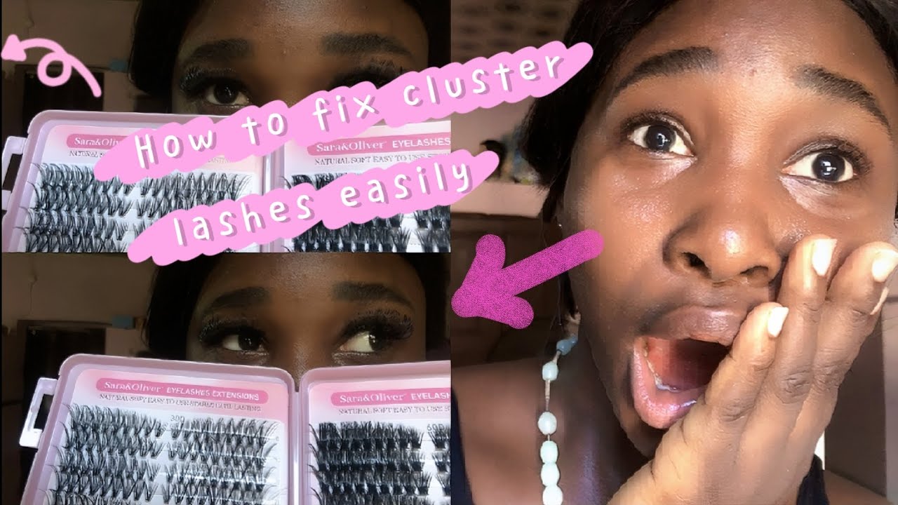 How to Fix Cluster Lashes Like a Pro | Easy DIY Lash tutorial for Beginners 