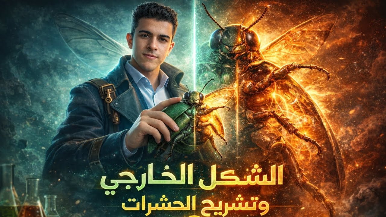 المحاضرة التانية وقاية ( الشكل الخارجي و تشريح الحشرات)