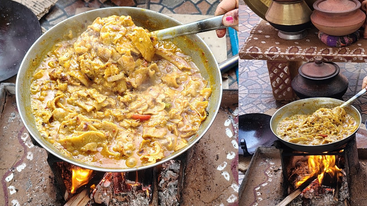 चूल्हे का खाना #rajasthani food and farming