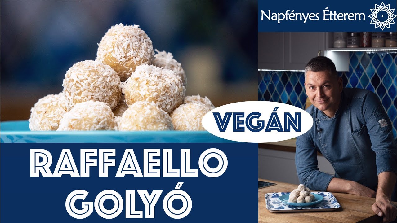 Raffaello golyó-vegán és glutènmentes