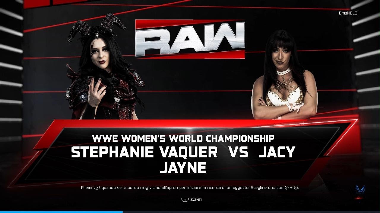 WWE 2K26 - Stephanie Vaquer vs Jacy Jayne - WWE Women's World Championship