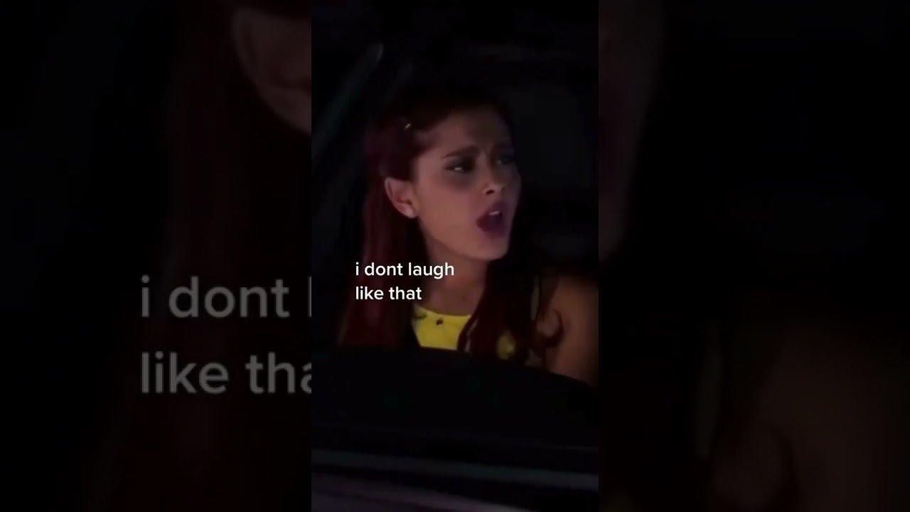 Ariana Grande laugh hahahahaha Show - Sam & Cat *acting* tiktok arivibes
