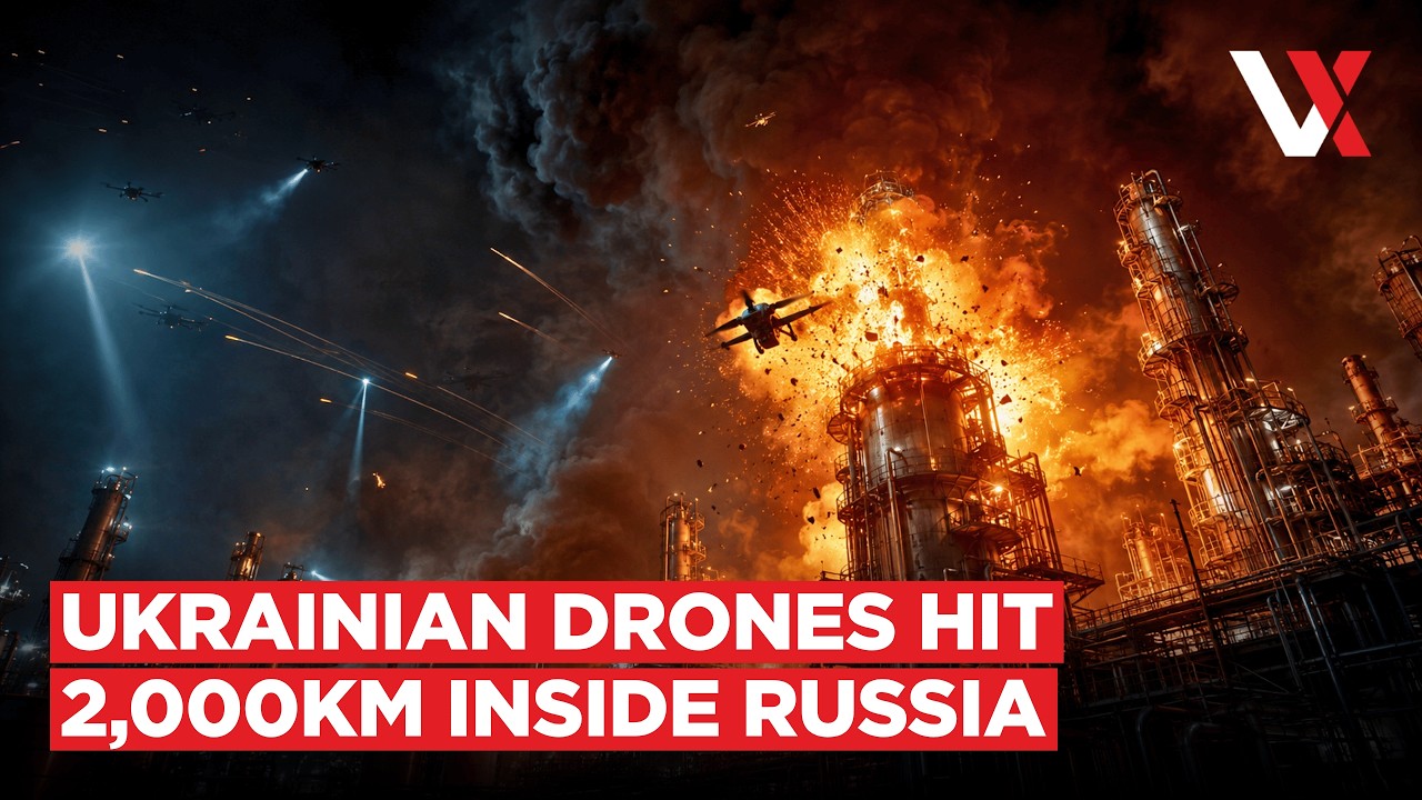 Moscow, Crimea, Siberia On Fire! Drones Strike Tyumen Oil Refinery 2,000KM From Ukraine | VERTEX