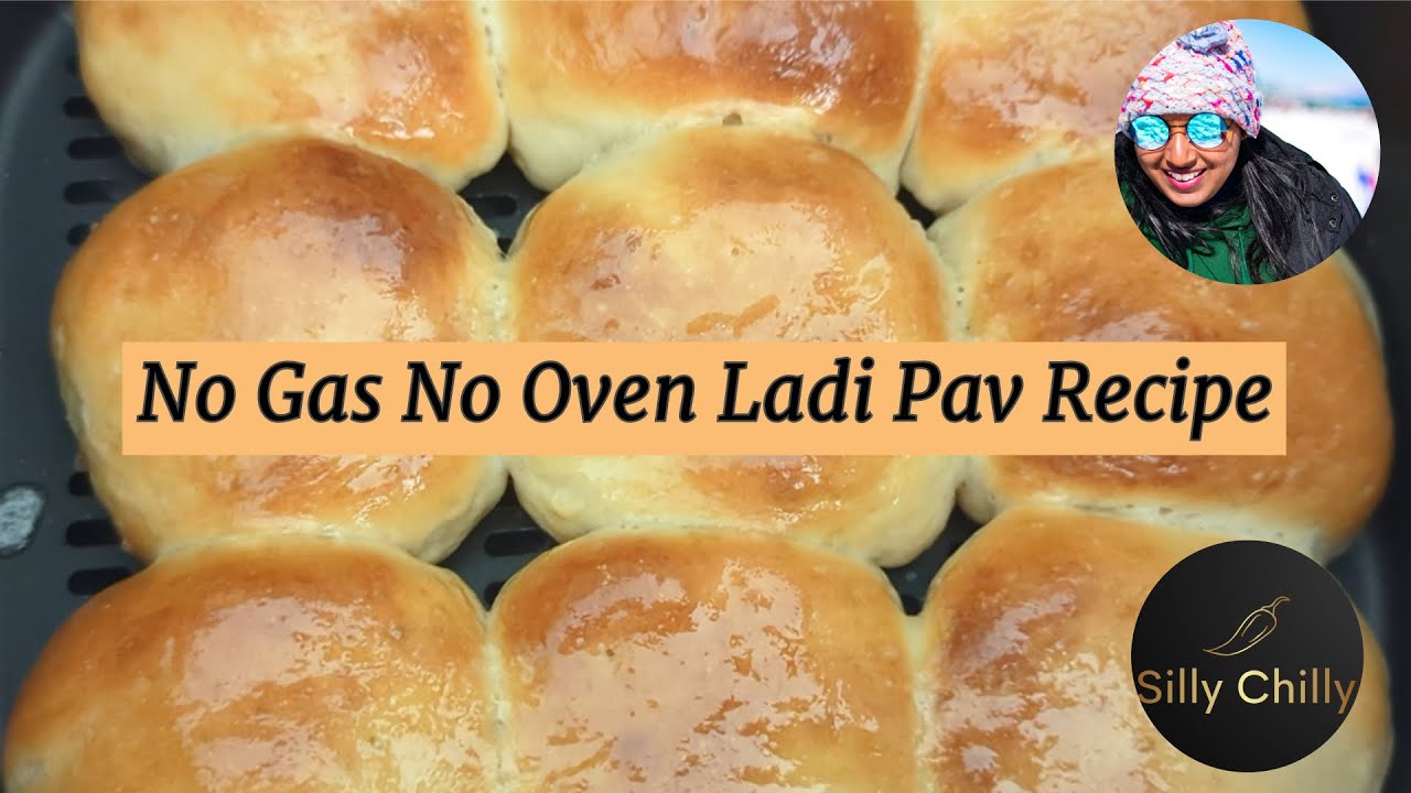 No Gas No Oven Pav Recipe | Ladi Pav Recipe | In Air Fryer | एयर फ्रायर में बनाये पाव