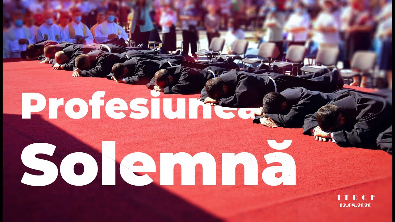 Profesiunea Solemnă 2020 -  Seminarul Franciscan OFMConv - ITRCF