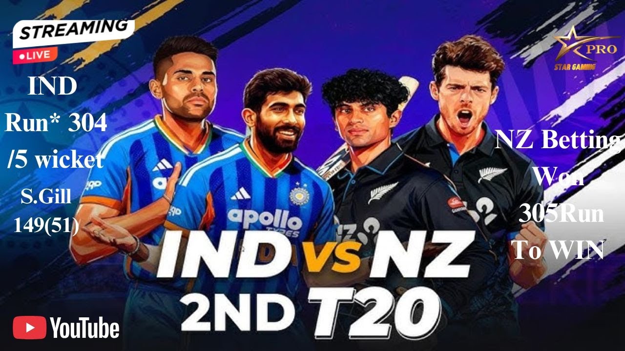 T20 SERIES #Real Cricket 2026 IND VS NZ 2ND MATCH Live streaming of SR Gamer Sudio