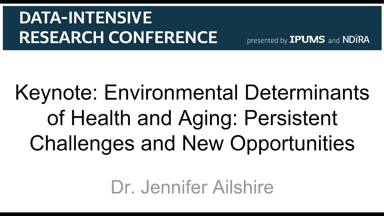 Environmental Determinants of Health and Aging: Persistent Challenges and New Opportunities