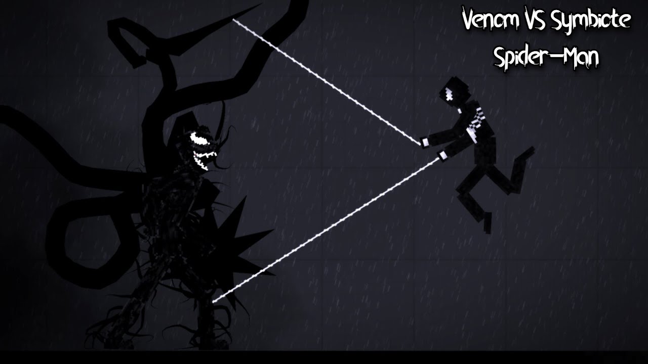 Venom VS Symbiote Spider-Man in People Playground