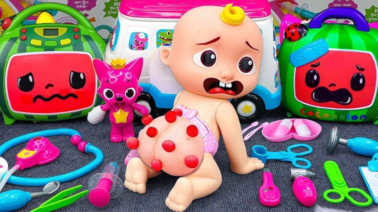 6 Minutes Satisfying with Unboxing Doctor Playset, Cute Crong Pororo | Review Toys