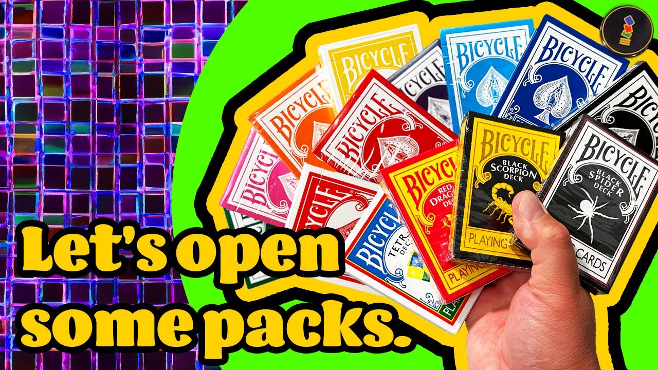 Epic Pack Opening of Bicycle Playing Cards from Magic Makers Inc!