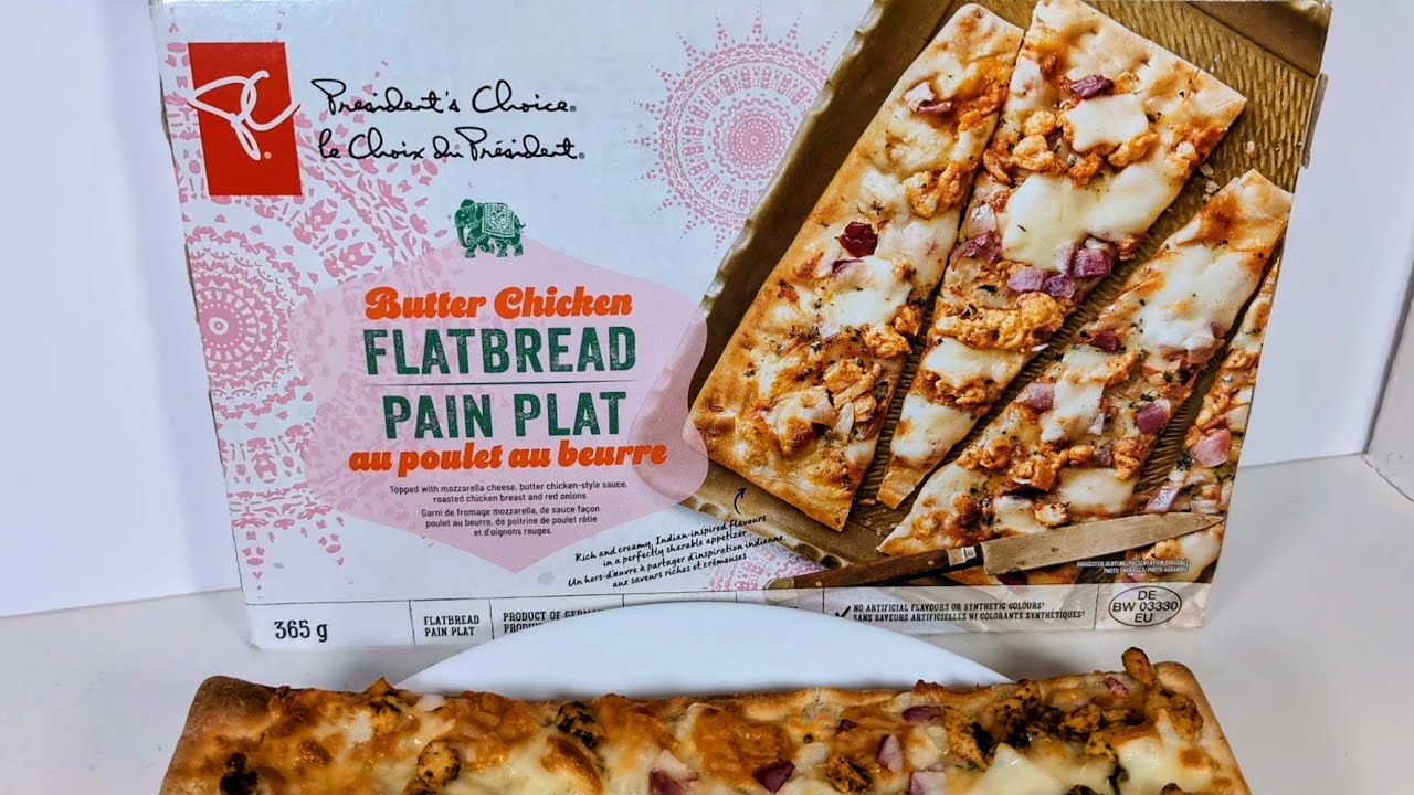President's Choice BUTTER CHICKEN Flatbread | PC Frozen Meal REVIEW
