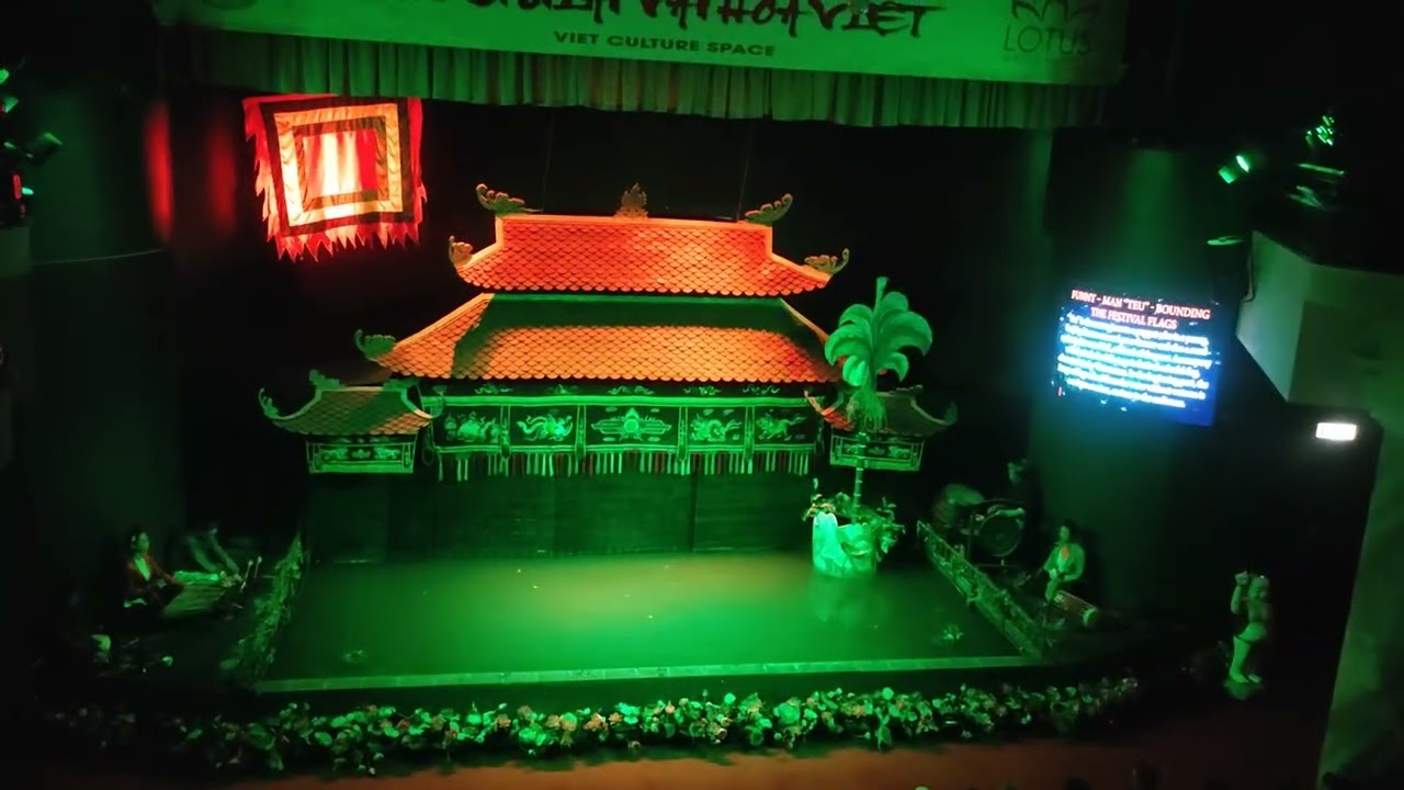 a Lotus water puppet show, Hanoi, Vietnam,Part 1