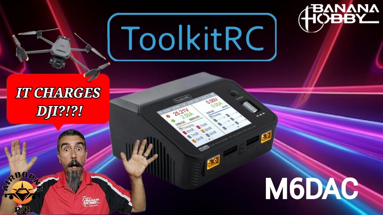 A DJI Charger?! Review and How to Use!! ToolkitRC M6DAC Battery Charger