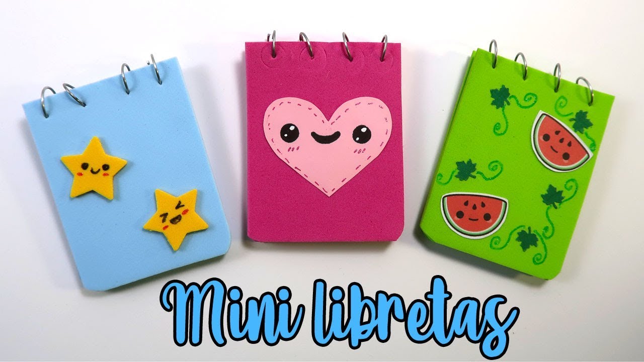 LIBRETITAS DE 1 SOLA HOJA SUPER FÁCILES - DIY - MINI NOTEBOOKS