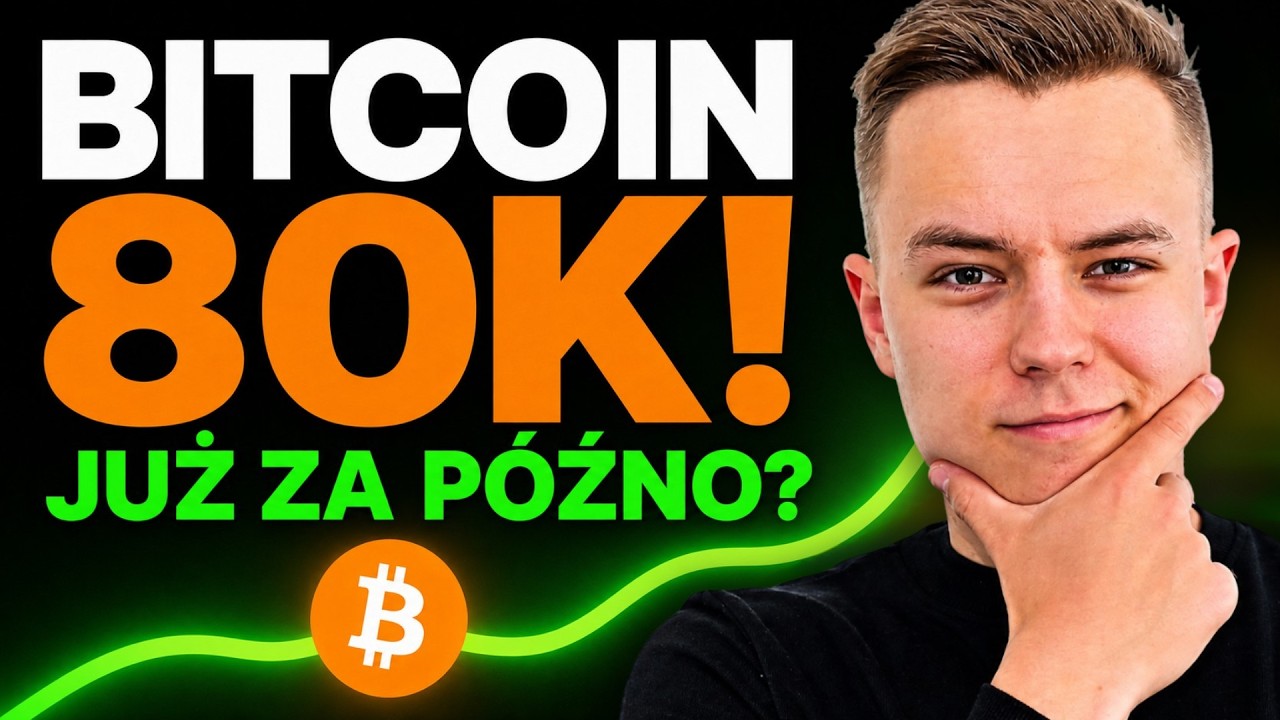 Bitcoin wystrzelił na 80k! Czy okazja już minęła?