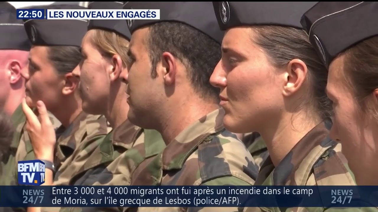Les nouveaux engagés de la gendarmerie