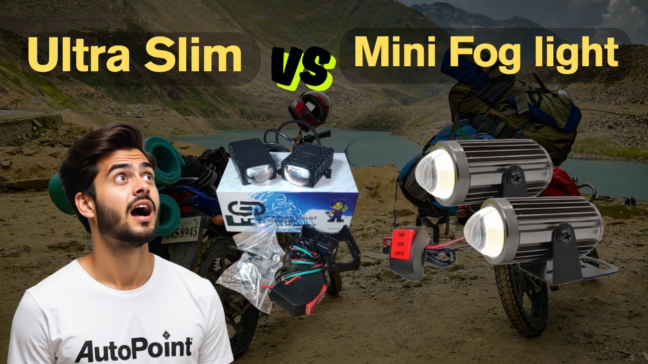 Motoled Ultra Slim vs Mini Fog Light 🔥 | Full Review & Comparison | Best Budget Light 2025