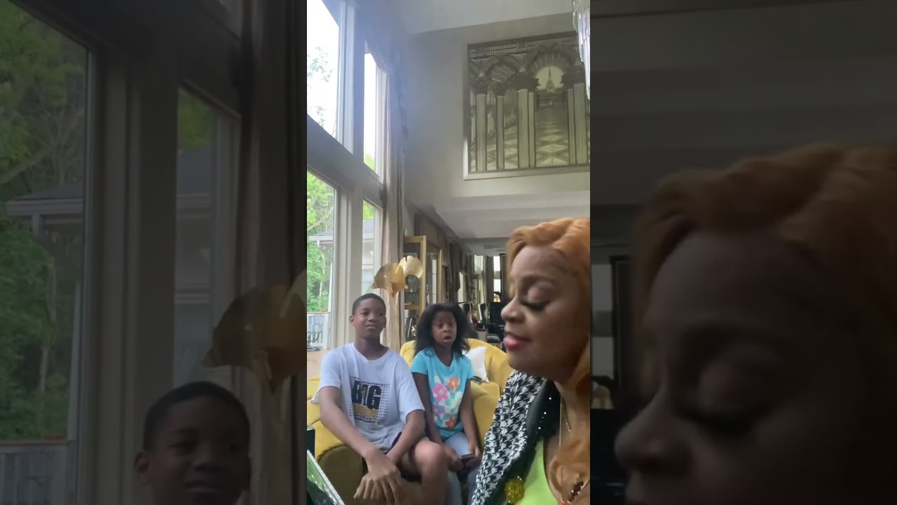 Karen Clark Sheard Singing with Her GrandChildren #hymns #theclarksisters #cogic #jacobsheard