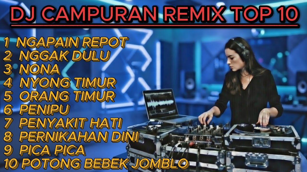 DJ Campuran Remix TOP 10 🔥 Full Bass Paling Menggila! Sekali Putar Langsung Ketagihan